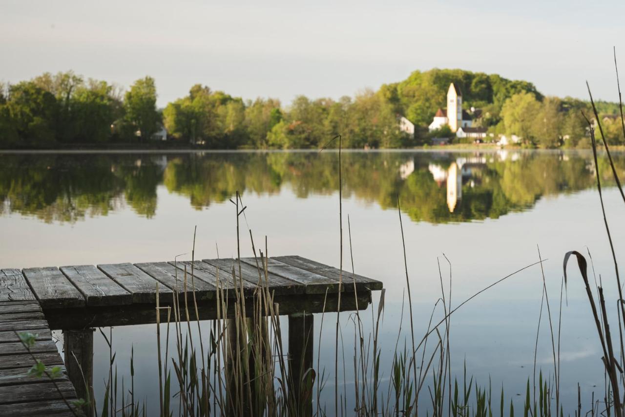 Sopherl Am See - Fruehstueck Auf Der Seeterrasse, Sehr Ruhig Und Wunderschoen Am See, 3 Minuten Nach Oberpfaffenhofen, Viele Radtouren, Restaurants & Cafes In Der Umgebung Weßling Buitenkant foto